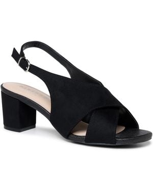 Paradox London Neroli Wide Fit Sandals - Black
