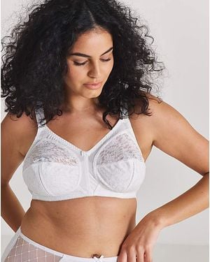 Pretty Secrets Dotty Full Cup Non Wired Bra - Brown