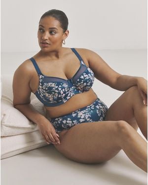 Goddess Kayla Full Cup Bra - Blue