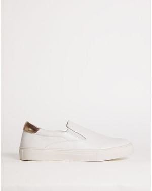 JD Williams Elasticated Slip On Trainer Eee Fit - Natural