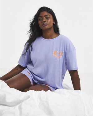 Simply Be Value Shortie Set - Blue