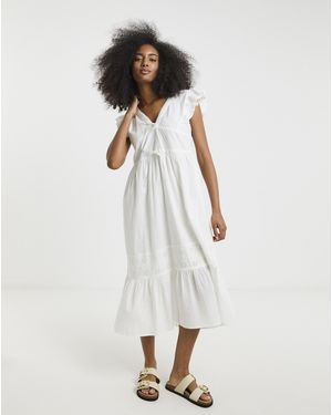 Native Youth Dress - White