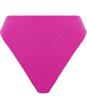 Simply Be Mix And Match High Leg Bikini Bottoms - Pink