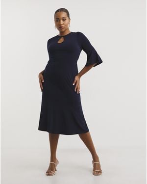 Joanna Hope Luxe Jersey Dress - Blue