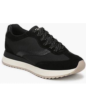 Naturalizer Wesley Suede Trainers - Black