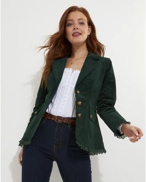 Joe Browns Winter Walks Cord Jacket - Green