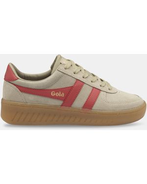Gola Grandslam Suede Trainers - Brown
