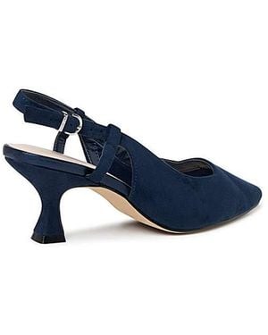 Paradox London Fervora Wide Fit Shoes - Blue