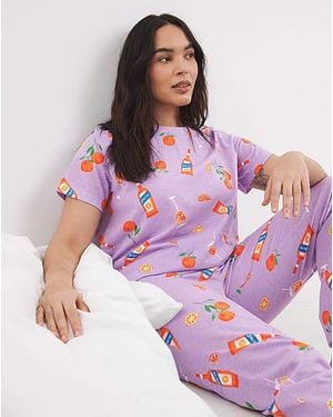 Simply Be Pyjama Set - Pink