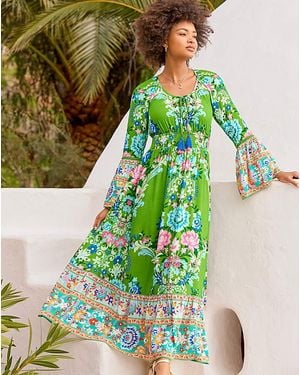 Joe Browns Summer Carnival Maxi Dress - Green