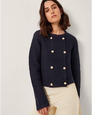 Monsoon Skye Knit Cardigan - Blue
