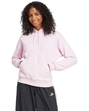 adidas Small Logo Hoodie - White