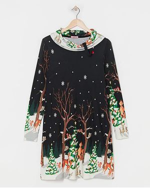Joe Browns Winter Wonderland Tunic - Black