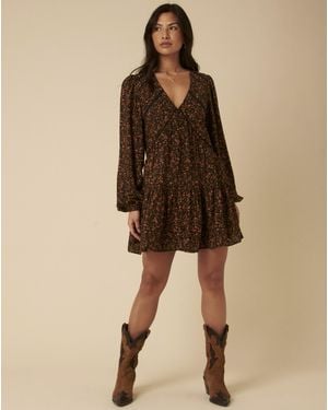 Nobody's Child Marley Mini Dress - Brown