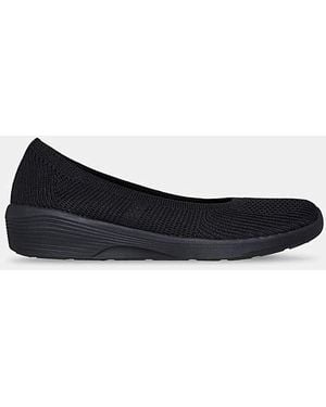 Skechers Arya Fancy Shoes D Fit - Black