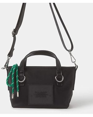 Accessorize Mini Nylon Handheld Bag - Black