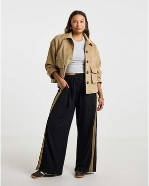 Simply Be Side Stripe Trouser - Blue