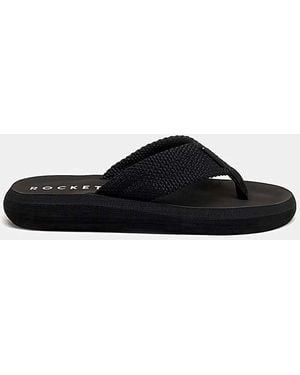 Rocket Dog Sunset Toe Post Sandals - Black