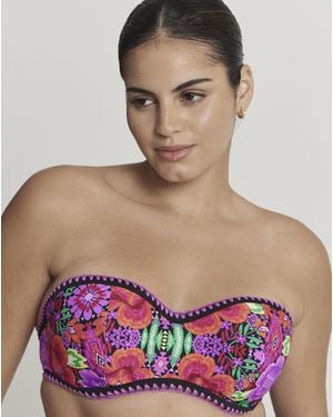 Figleaves Frida Bikini Top - Purple