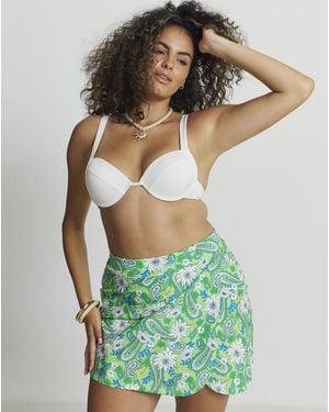 Joe Browns Paisley Print Swim Skirt - Green