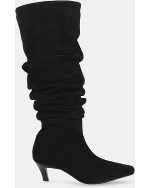Dune Knee-High Boots Standard Fit - Black