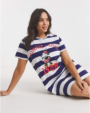 Disney Minnie Mouse Varsity Nightie - Blue