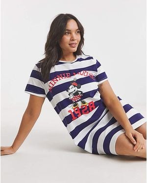 Disney Minnie Mouse Varsity Nightie - Blue
