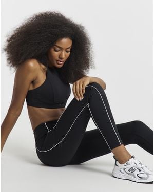 Simply Be Piping Legging - Black