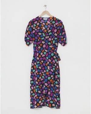 Dancing Leopard Olivera Midi Dress - Blue