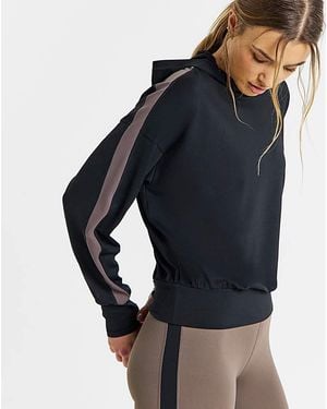 Sweaty Betty All Day Side Stripe Hoodie - Black