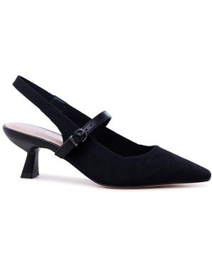 Paradox London Tropicana Slingback Heels - Blue