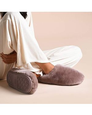 Just Sheepskin|Totes Just Sheepskin Ladies Louise Slipper - Pink