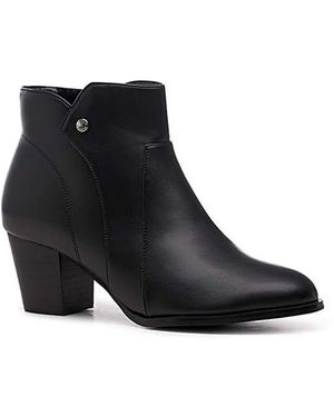 Paradox London Belinda Block Heel Boots - Black