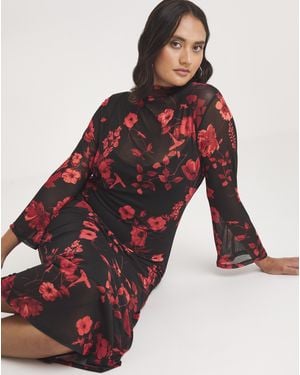 Joanna Hope Magisculpt Midi Dress - Red