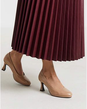 Simply Be Court Shoe Heel Extra Wide Fit - Red