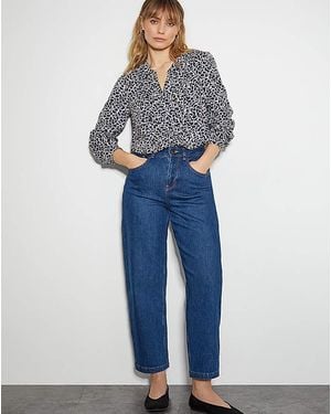 Monsoon Molly Pintuck Blouse - Blue