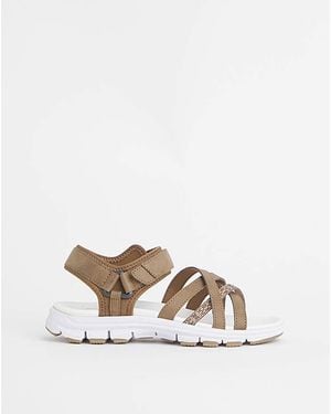 Cushion Walk Sandal Eee Fit - White