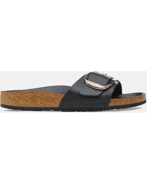Birkenstock Madrid Lea Buckle Sandals - Black