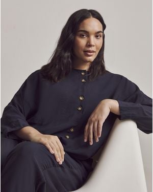 Julipa Pop Over Blouse - Black