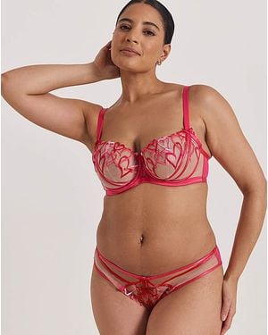 Ann Summers Love Struck Braz Midpink - Red