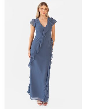 Anaya with love Anaya Plain Dress - Blue