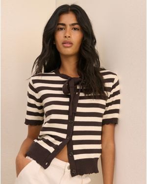 Nobody's Child Short Sleeve Cardi - Black