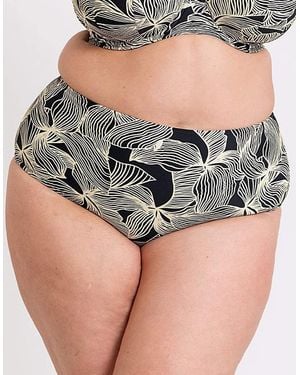Curvy Kate Ripple Reef Bikini Brief - Black