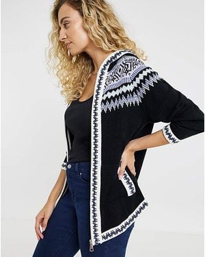 Joe Browns Fabulous Zip Front Jumper - Blue