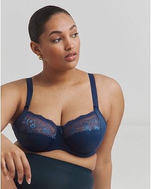 Elomi Morgan Full Cup Wired Bra - Blue