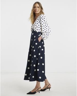 JD Williams Jersey Midi Tea Dress - Blue
