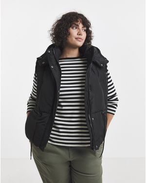Simply Be Short Padded Gilet - Black