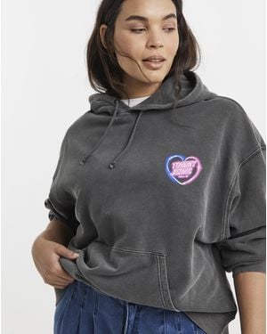 Tommy Hilfiger Neon Box Hoodie - Grey