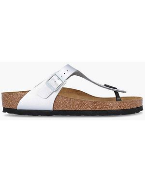 Birkenstock Gizeh Toe Post Sandals - White