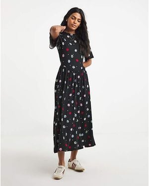 Simply Be Supersoft Midi Dress - White